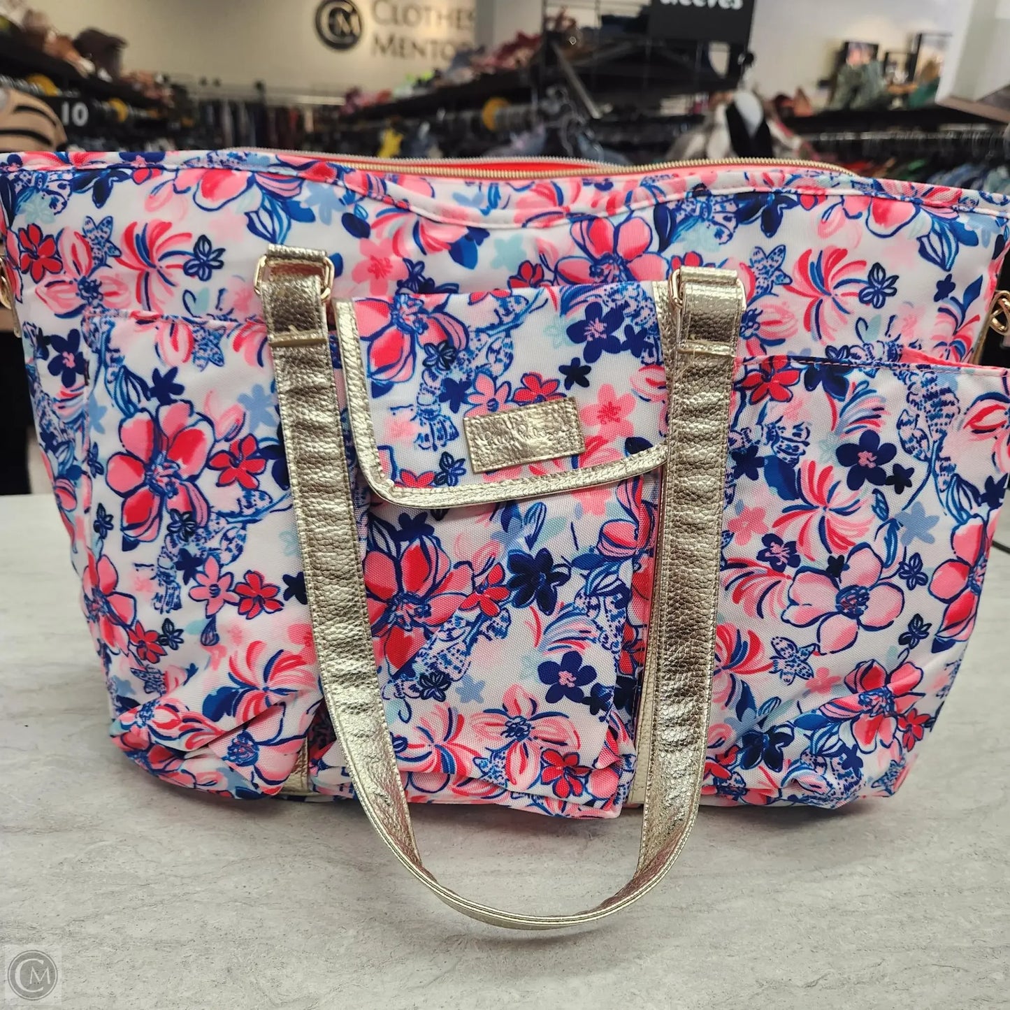 Tote Designer By Lilly Pulitzer, Size: Medium