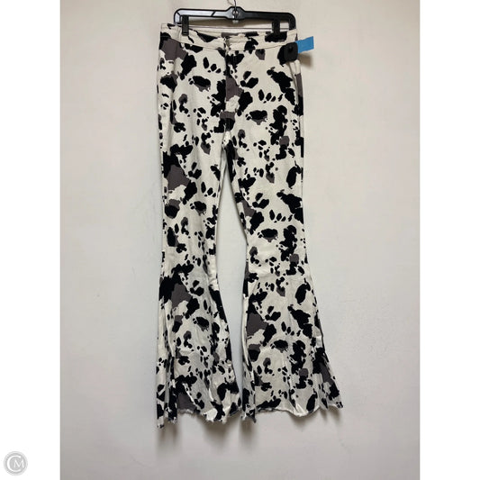 Jeans Flared By Altard State In Animal Print, Size: 12