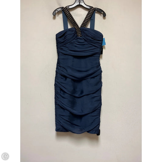 Dress Casual Midi By Carmen Marc Valvo In Blue, Size: S