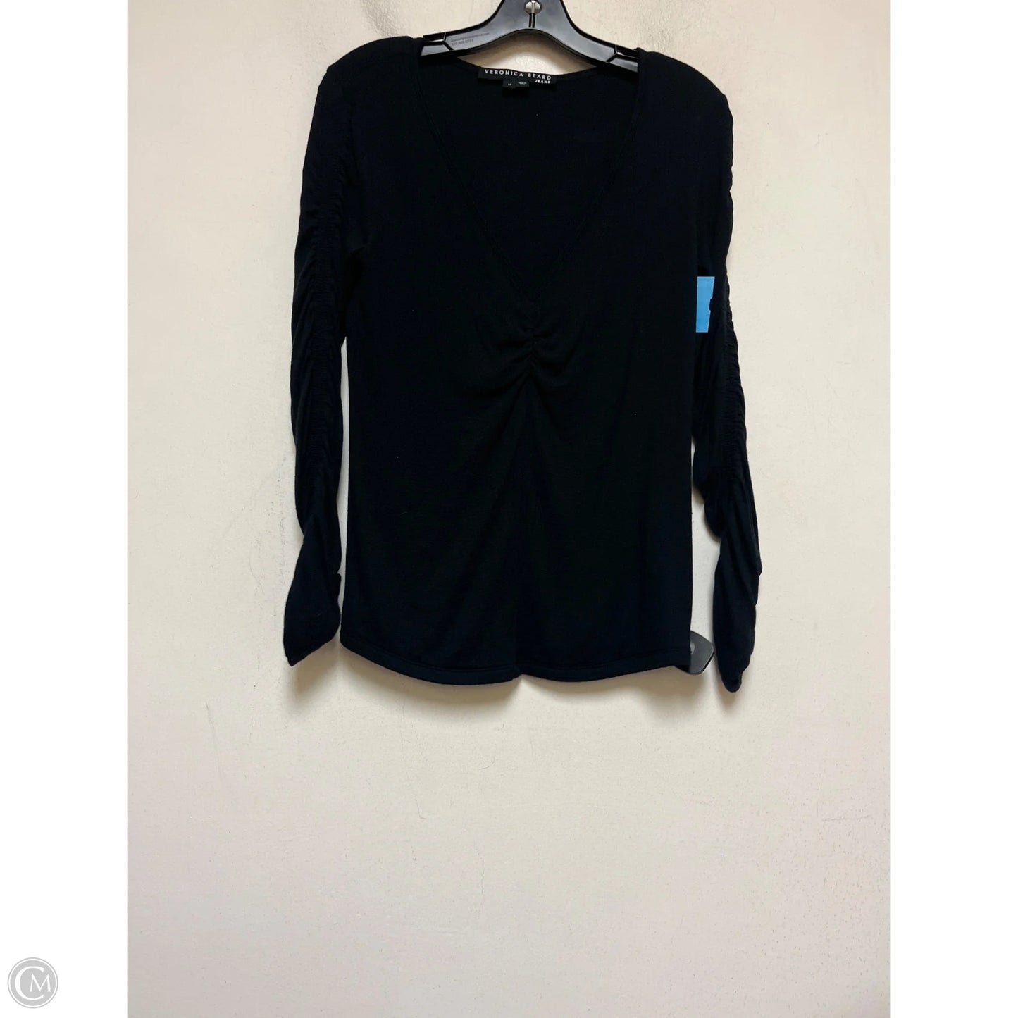 Top Long Sleeve By Veronica Beard In Black, Size: M