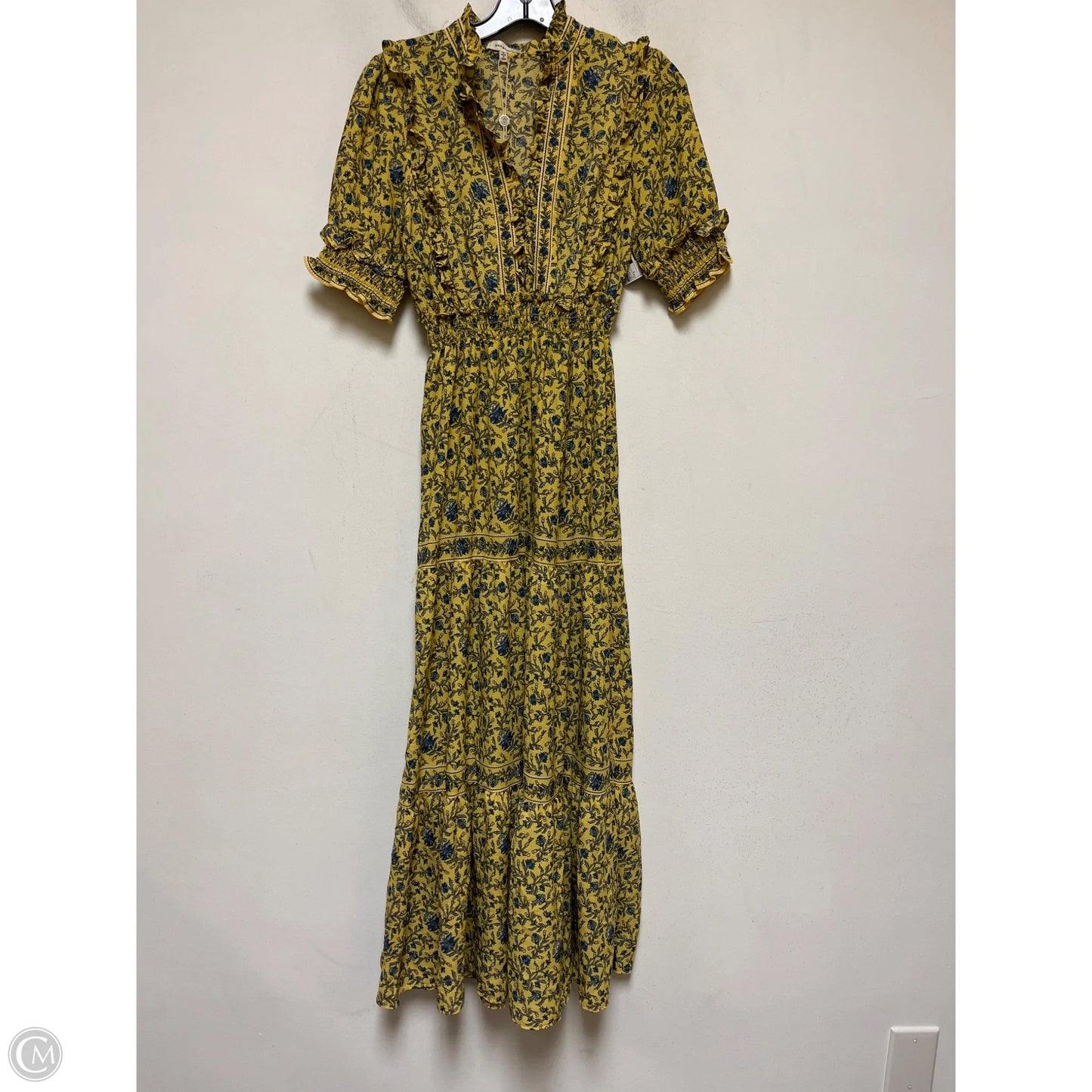 Dress Casual Maxi By Max Studio In Yellow, Size: S