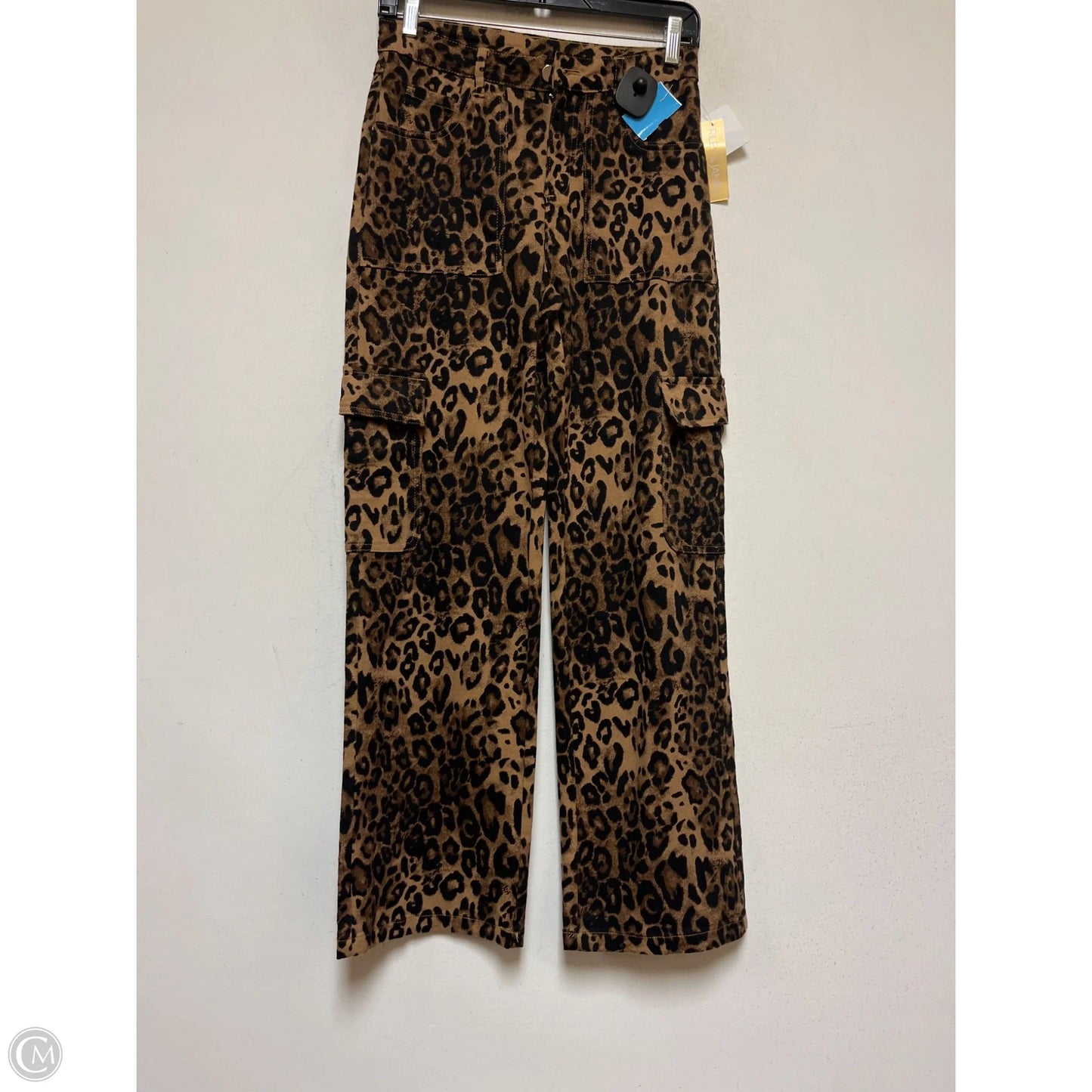 Jeans Straight By Clothes Mentor In Animal Print, Size: 0