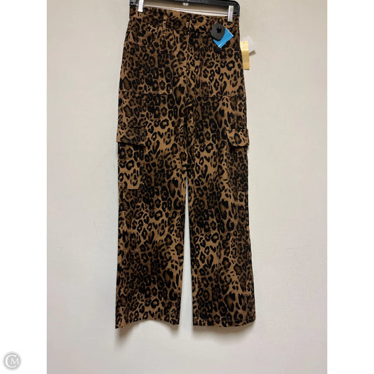 Jeans Straight By Clothes Mentor In Animal Print, Size: 0