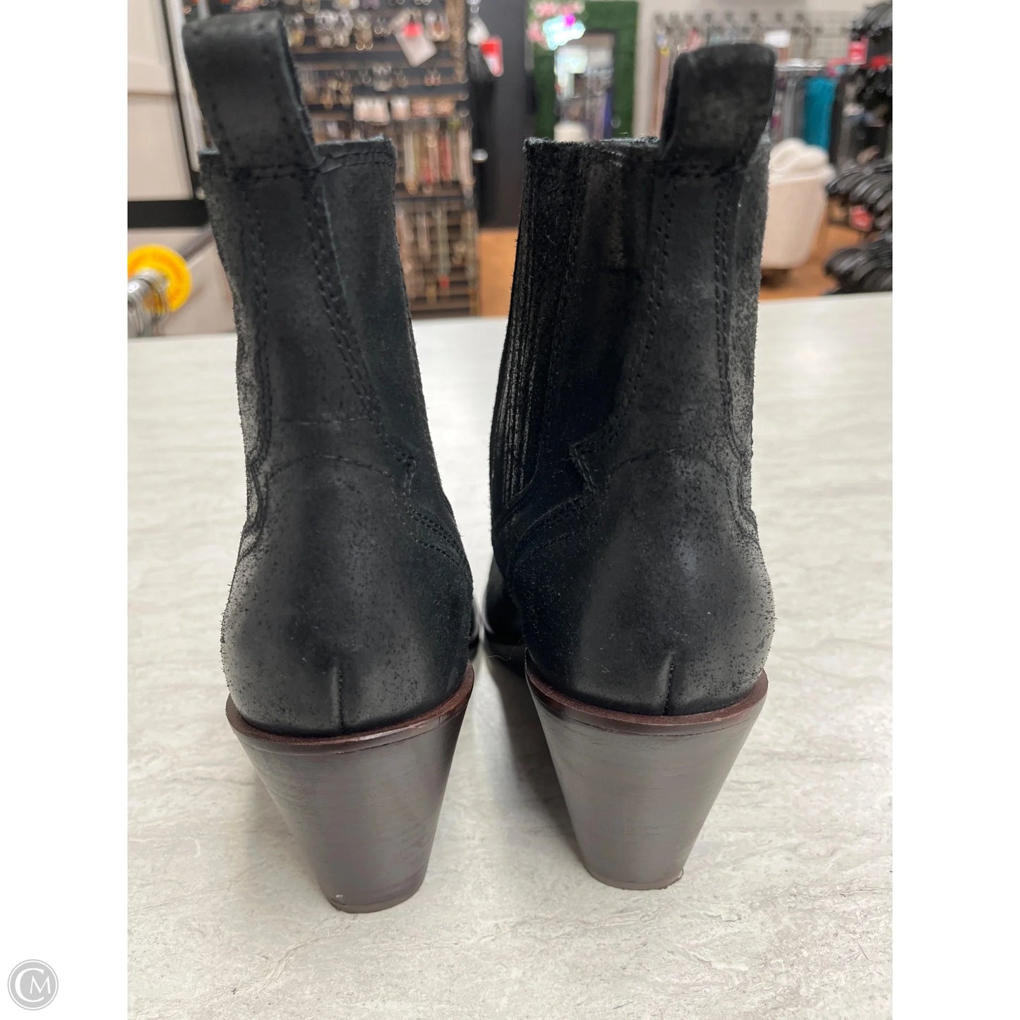 Boots Ankle Flats By Lucky Brand In Black, Size: 7.5