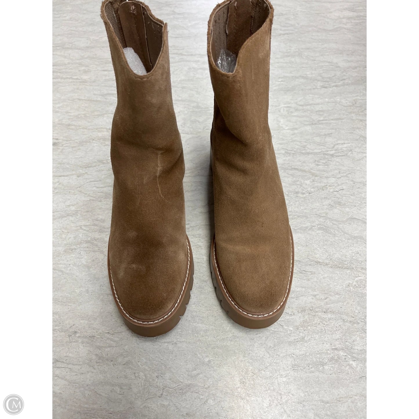 Boots Ankle Flats By Dolce Vita In Brown, Size: 8