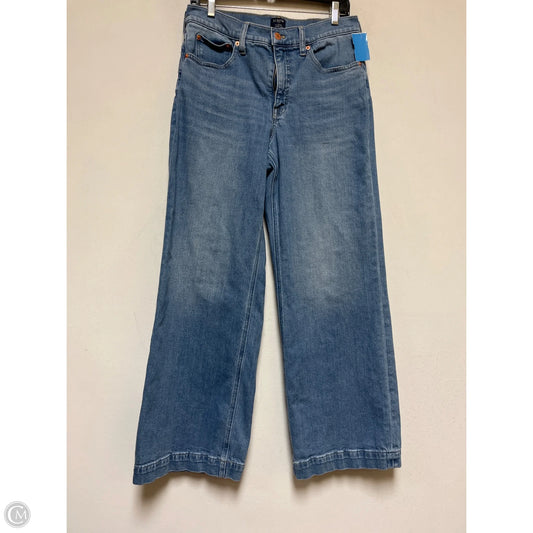 Jeans Straight By J. Crew In Blue Denim, Size: 6