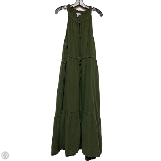 Dress Casual Maxi By Time And Tru In Green, Size: Xxl