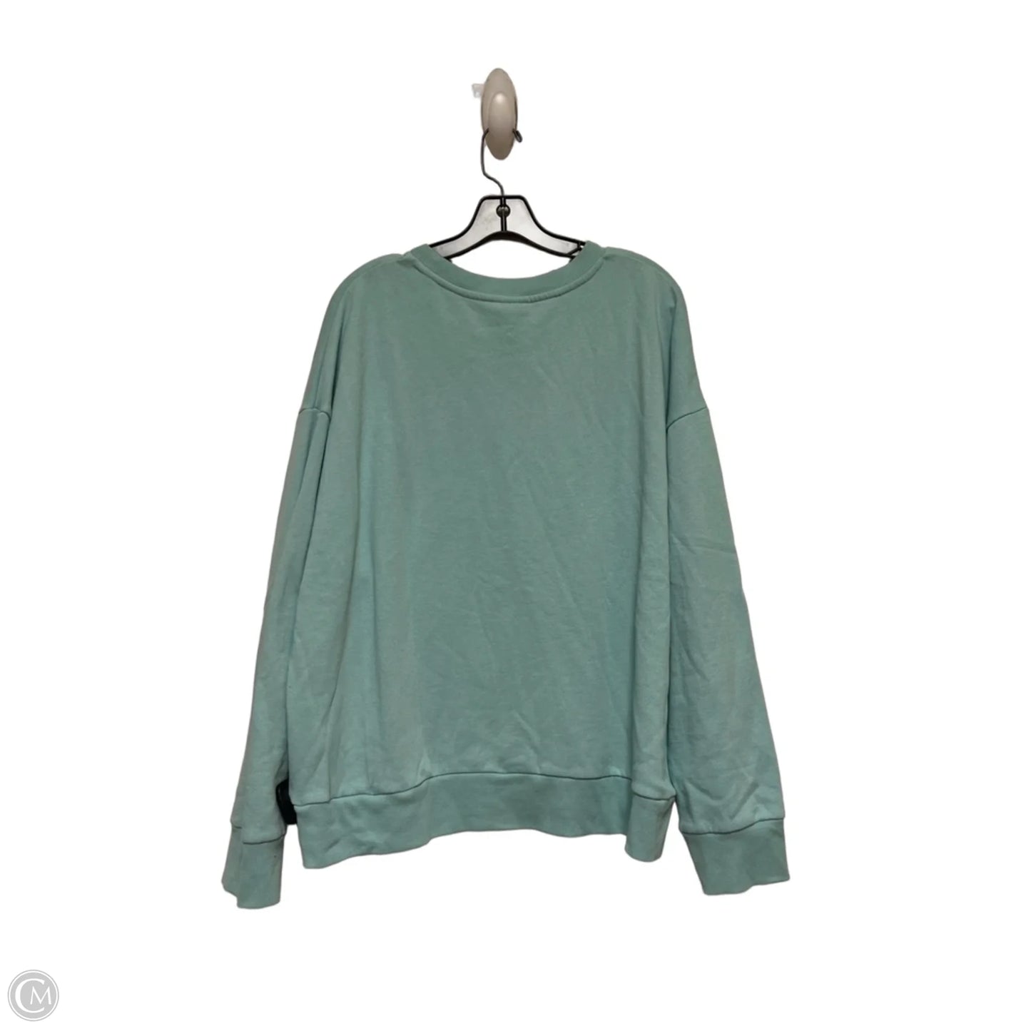 Sweatshirt Crewneck By Disney Store In Teal, Size: L