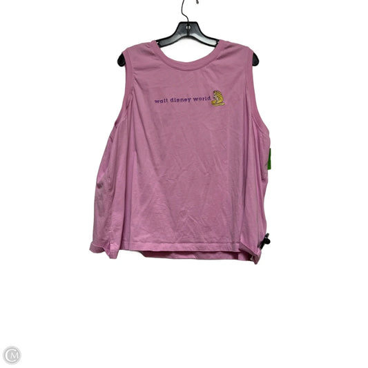 Top Sleeveless By Disney Store In Purple, Size: 2x