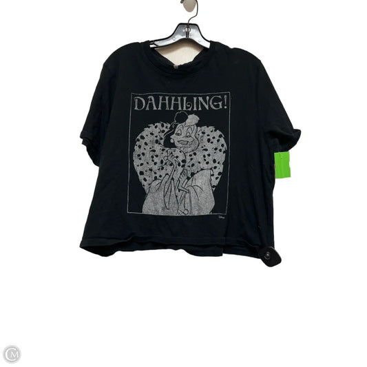 Top Short Sleeve Basic By Clothes Mentor In Black, Size: Xl