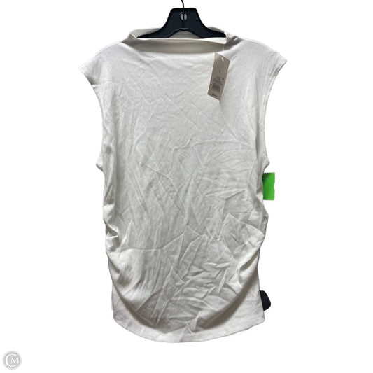 Top Sleeveless By A New Day In White, Size: L