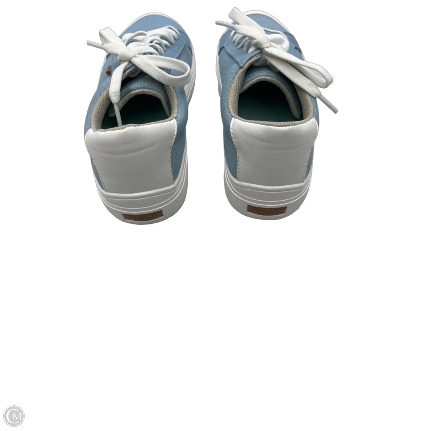 Shoes Sneakers By Dr Scholls In Blue & White, Size: 7
