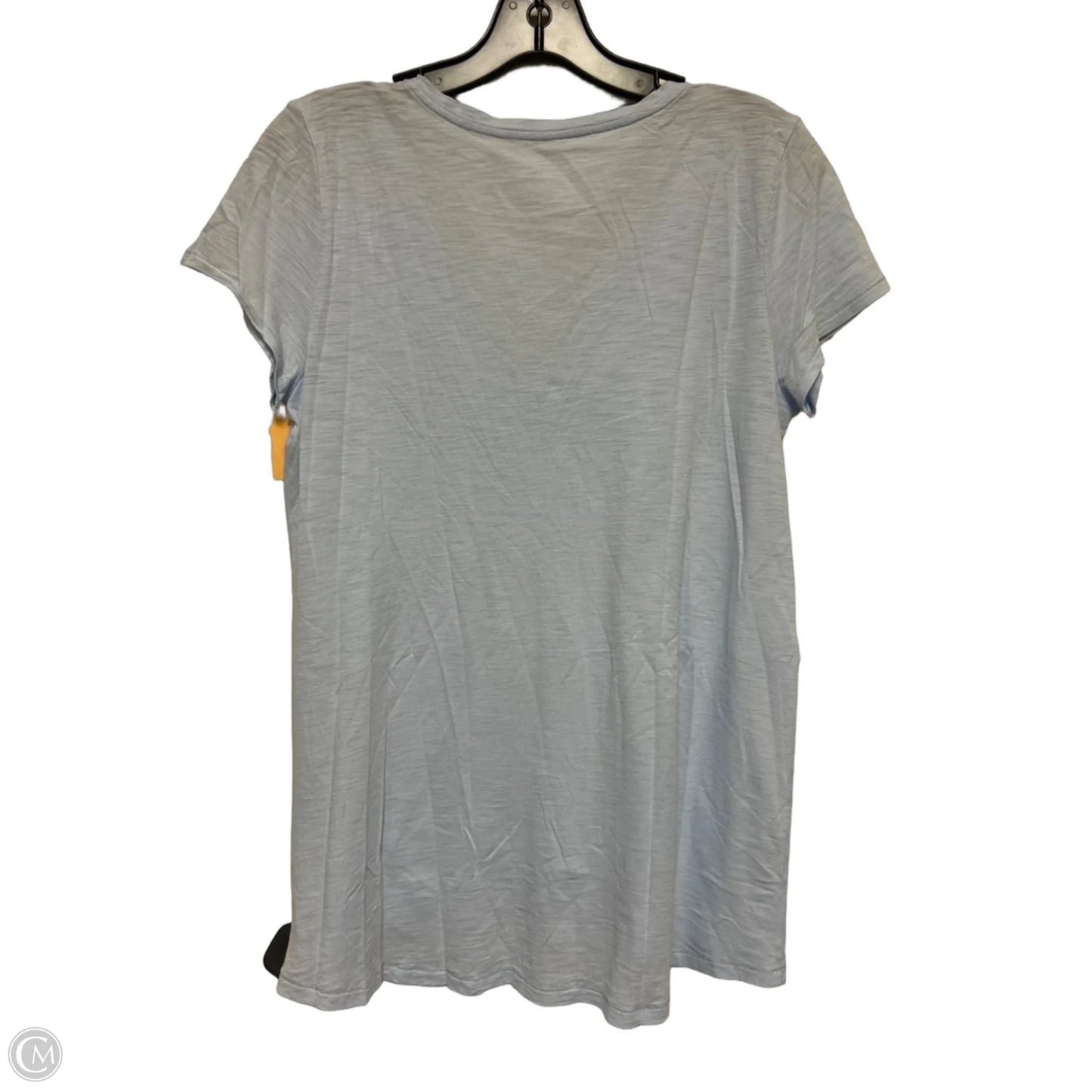 Top Short Sleeve Designer By Lilly Pulitzer In Blue, Size: M