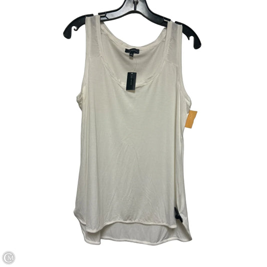 Tank Top By Limited In White, Size: L