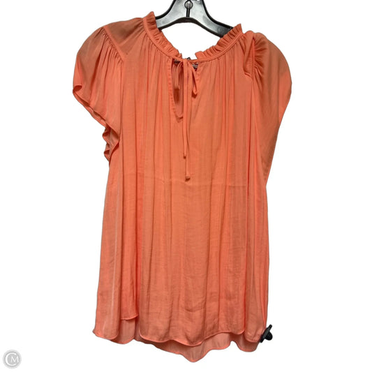 Top Sleeveless By Clothes Mentor In Orange, Size: M