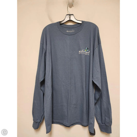 Top Long Sleeve By Clothes Mentor In Blue, Size: 2x