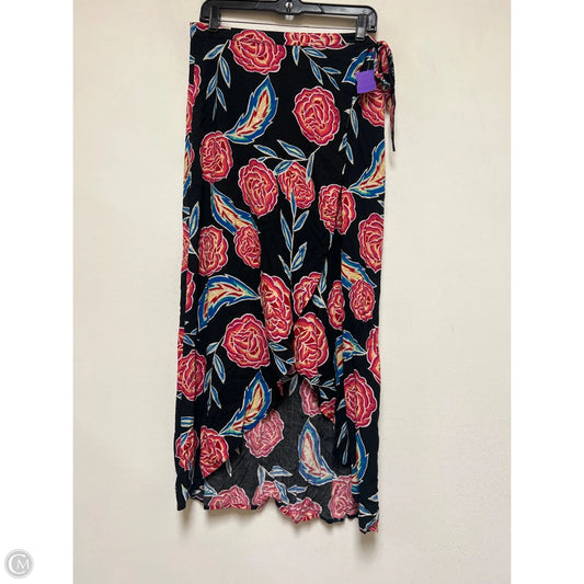 Skirt Maxi By Roxy In Floral Print, Size: L