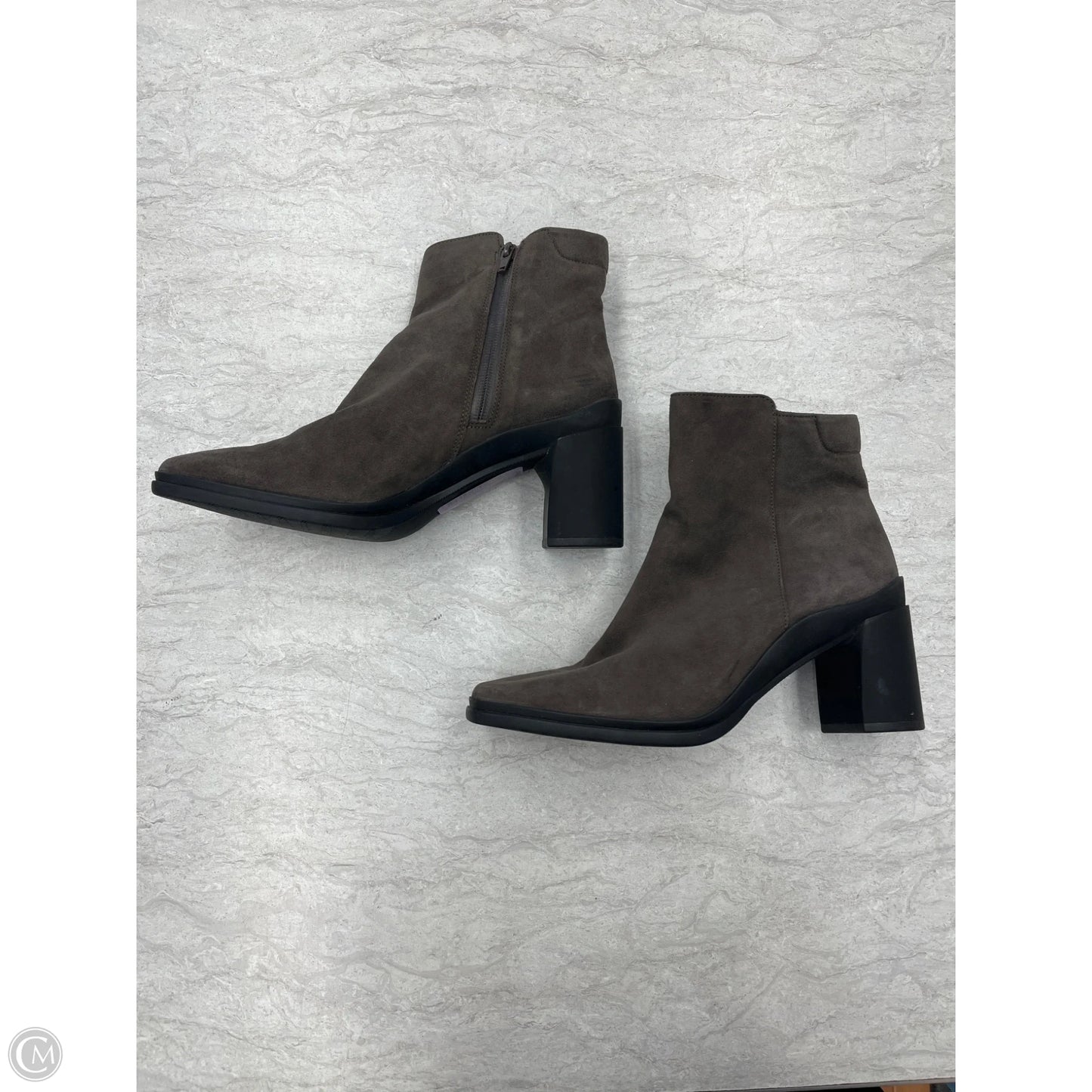 Boots Ankle Heels By Naturalizer In Grey, Size: 8.5