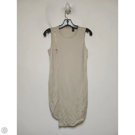 Top Sleeveless By Chicos In Tan, Size: Xs