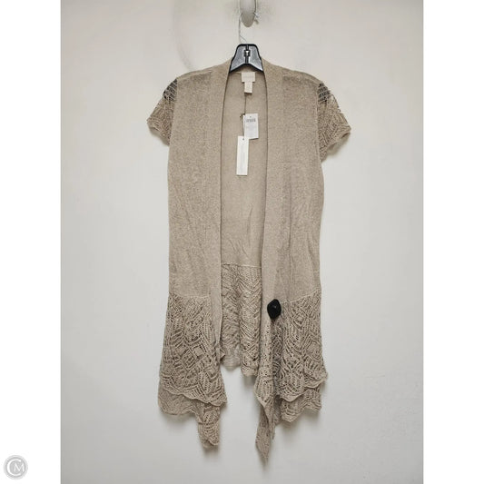 Cardigan By Chicos In Tan, Size: S