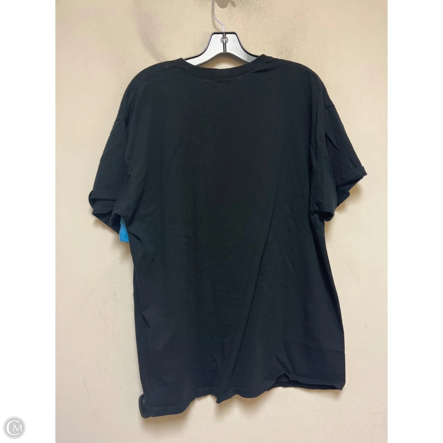 Top Short Sleeve Basic By Disney In Black, Size: Xl