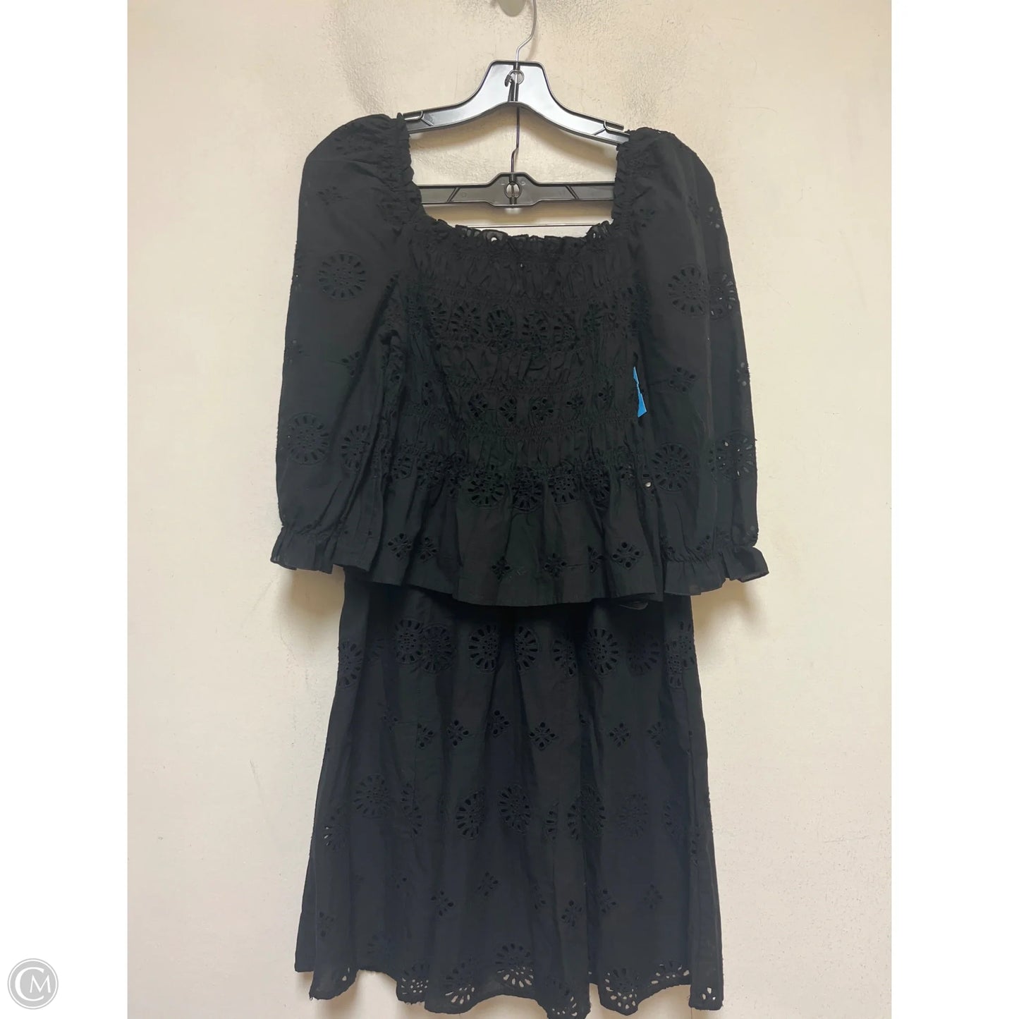 Skirt Set 2pc By Adiva In Black, Size: 8