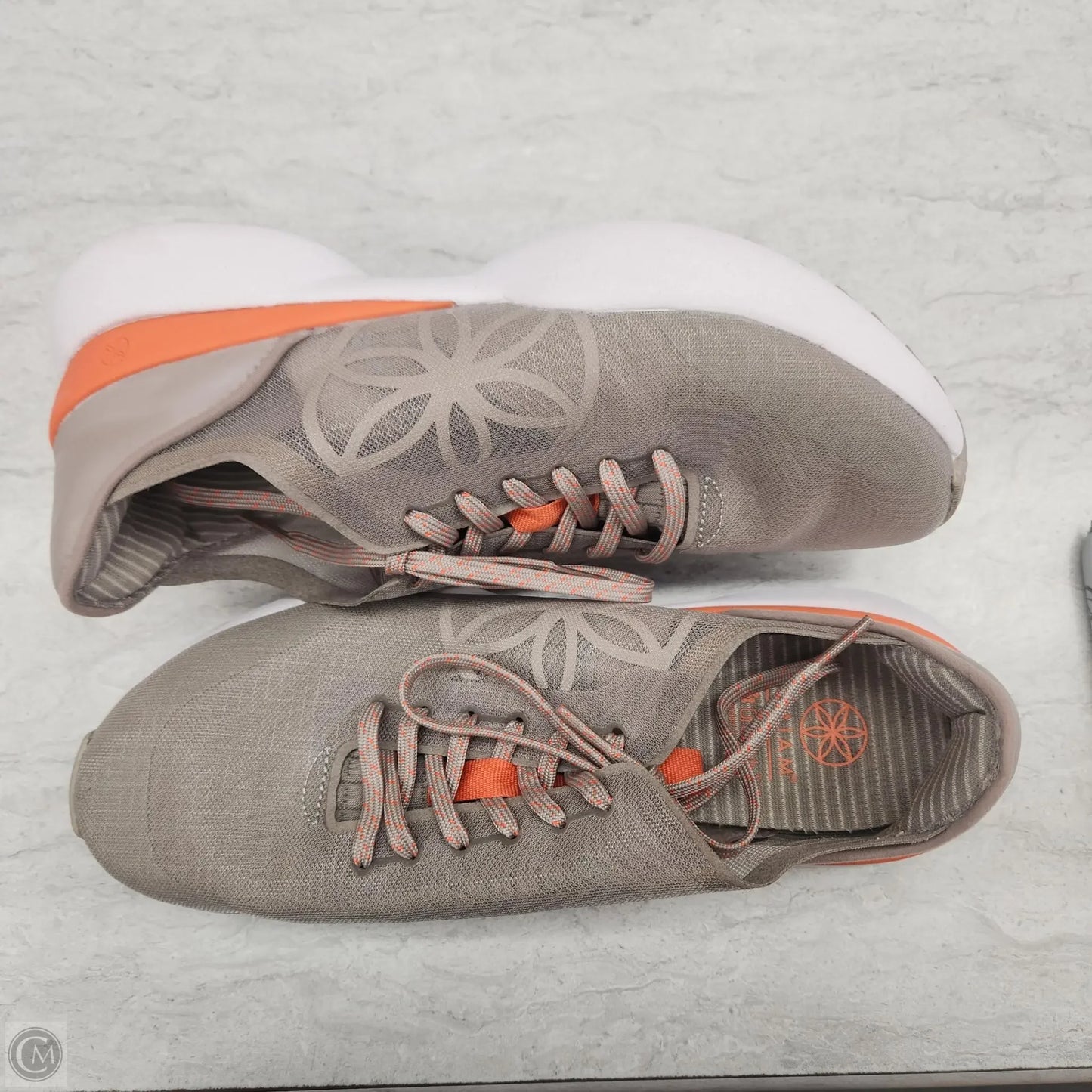 Shoes Athletic By Gaiam In Orange & Tan, Size: 10