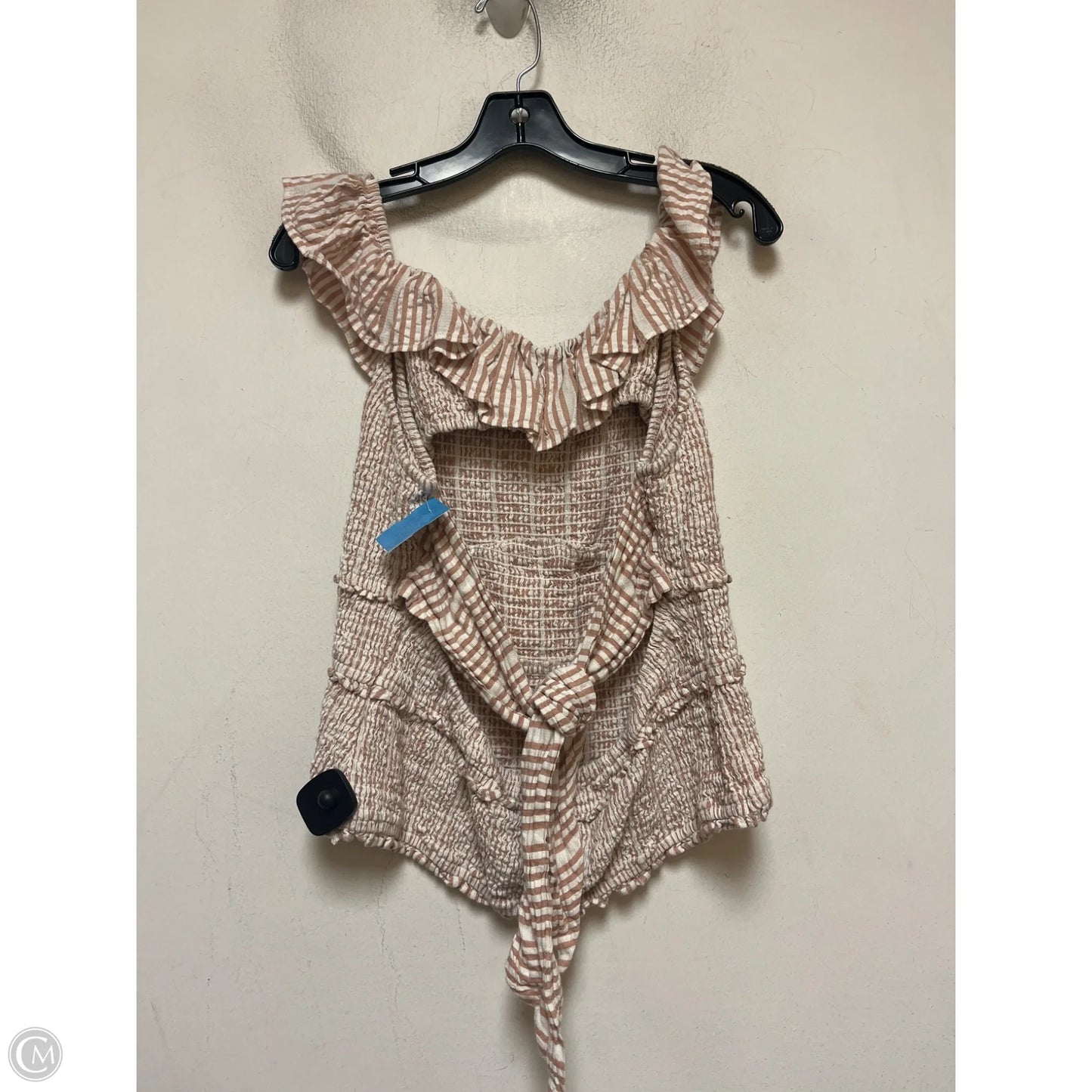 Top Sleeveless By Anthropologie In Striped Pattern, Size: Xl