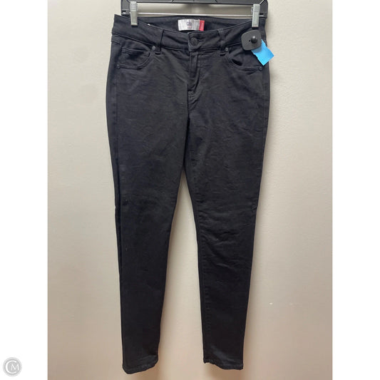 Jeans Skinny By Cabi In Black Denim, Size: 4