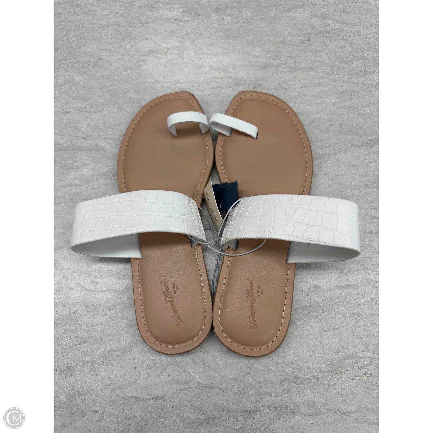 Sandals Flats By Universal Thread In White, Size: 7