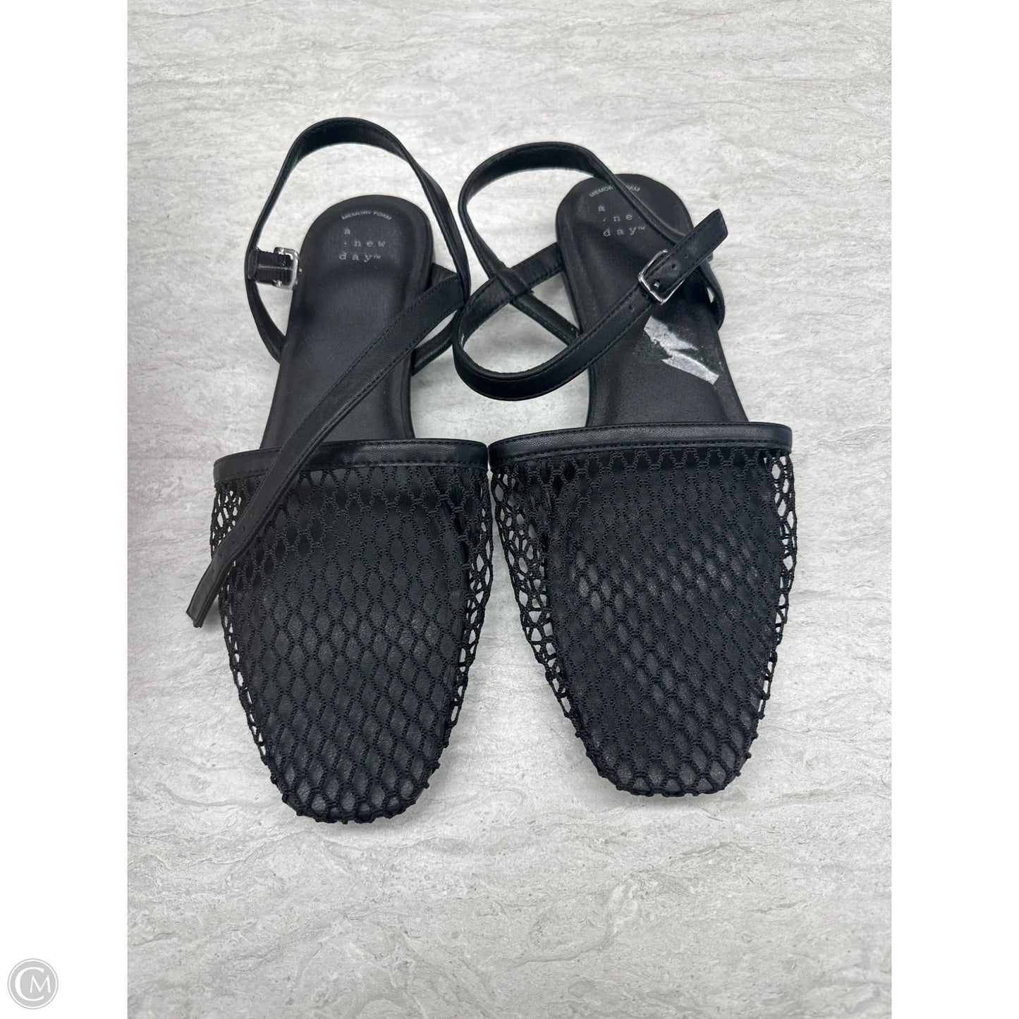 Sandals Flats By A New Day In Black, Size: 11