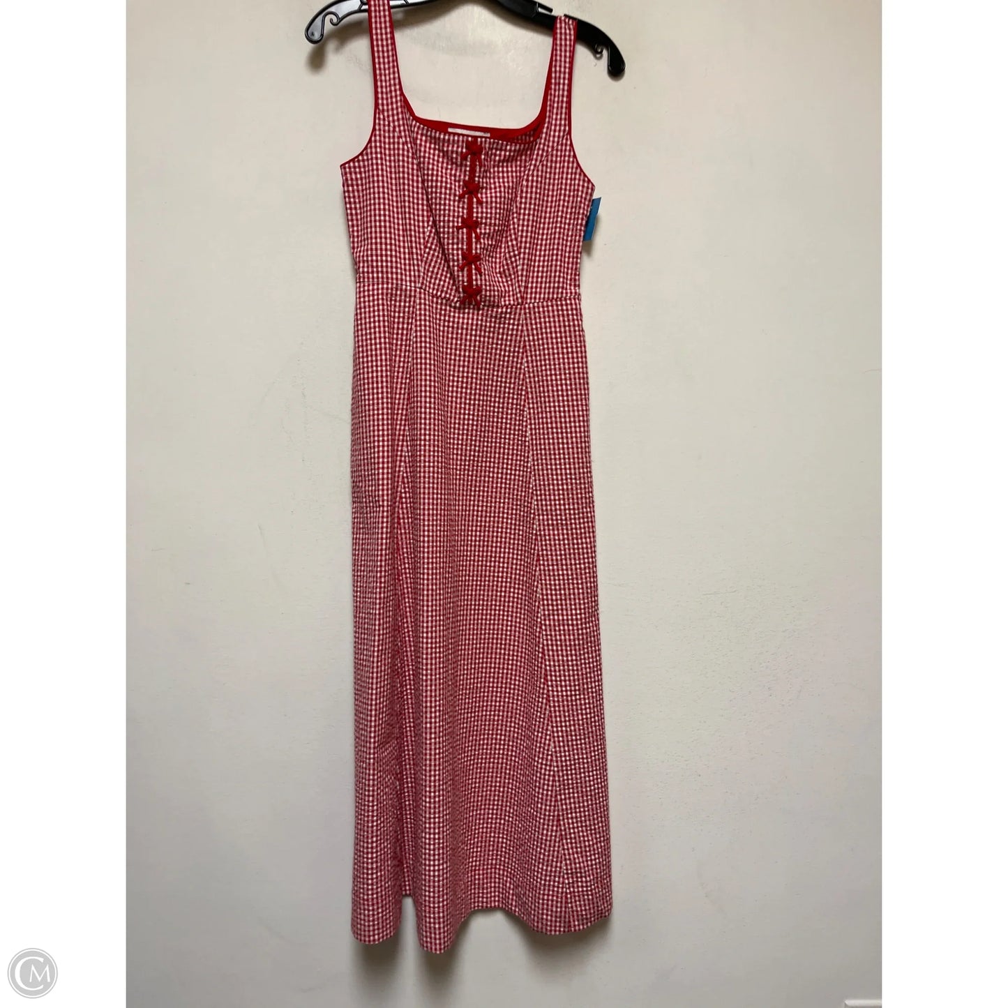 Dress Casual Midi By Rachel Zoe In Red & White, Size: 2