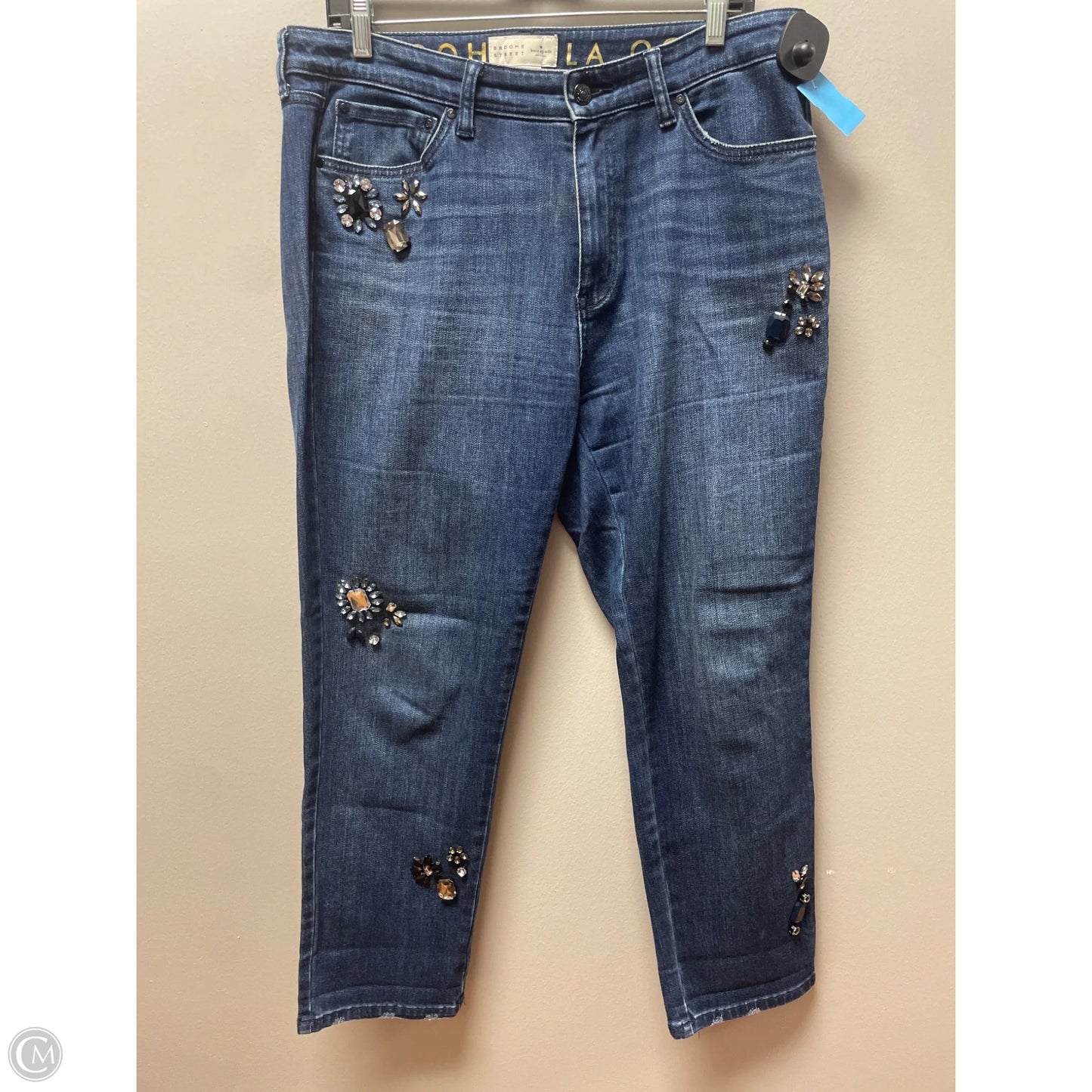 Jeans Designer By Kate Spade In Blue Denim, Size: 8