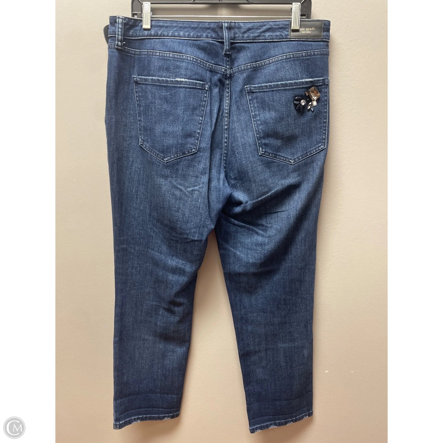 Jeans Designer By Kate Spade In Blue Denim, Size: 8