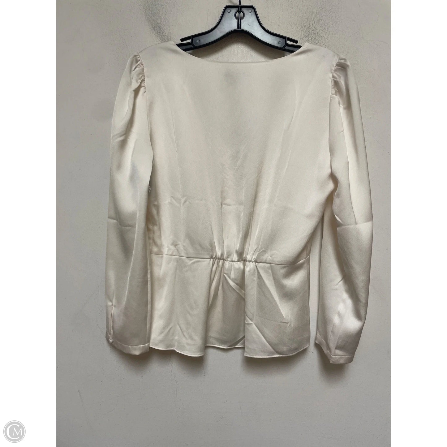 Top Long Sleeve By J. Crew In Cream, Size: S