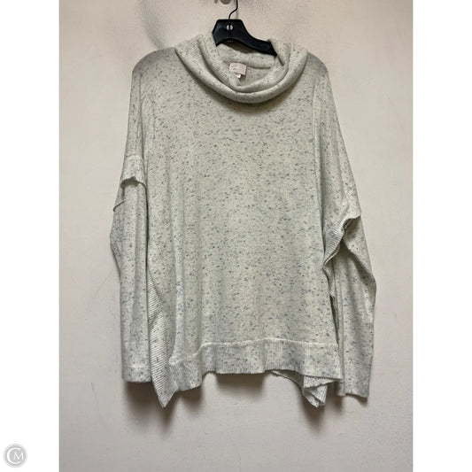 Sweater By Postmark In Blue & White, Size: M