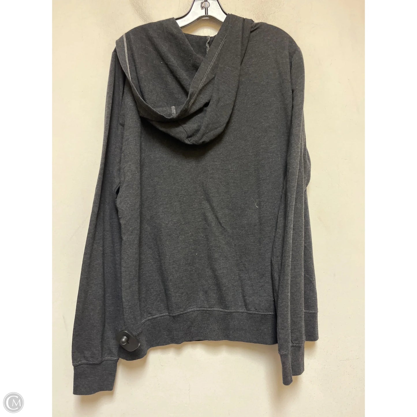 Sweatshirt Hoodie By Disney In Grey, Size: 2x