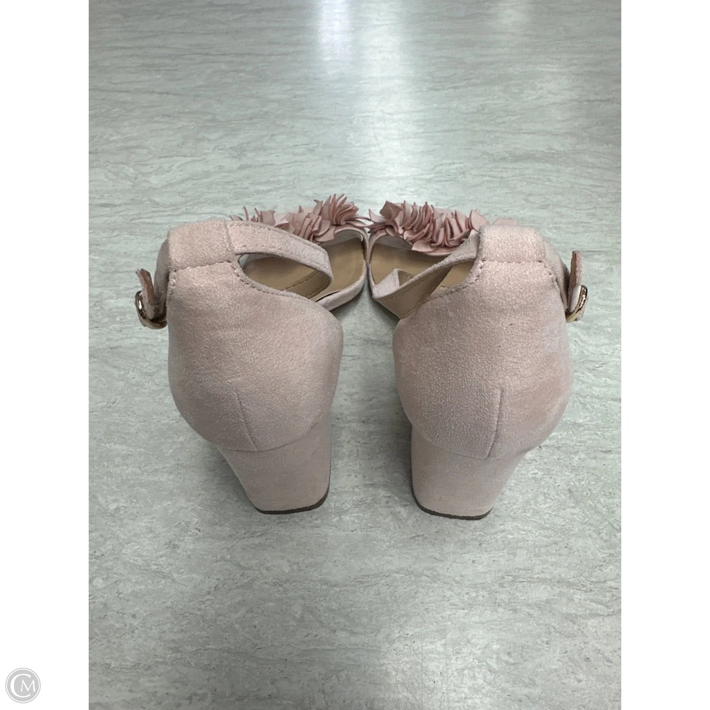 Sandals Heels Block By Unisa In Pink, Size: 9.5