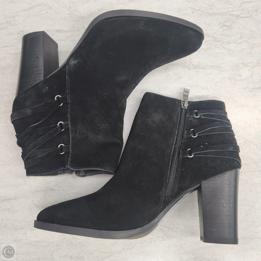 Boots Ankle Heels By Michael Shannon In Black, Size: 9