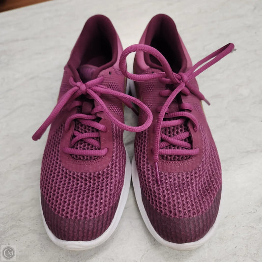 Shoes Athletic By Nike In Gold & Purple, Size: 6