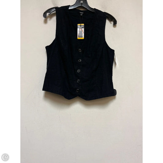 Vest Other By Express In Black, Size: M