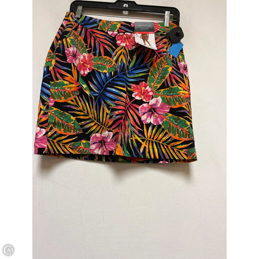 Athletic Skort By Rafaella In Tropical Print, Size: Xs