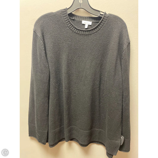 Sweater By Ella Moss In Black, Size: L