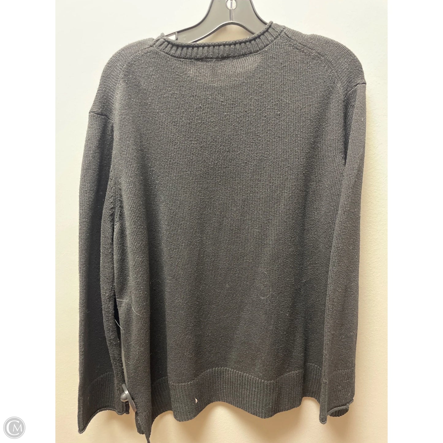 Sweater By Ella Moss In Black, Size: L