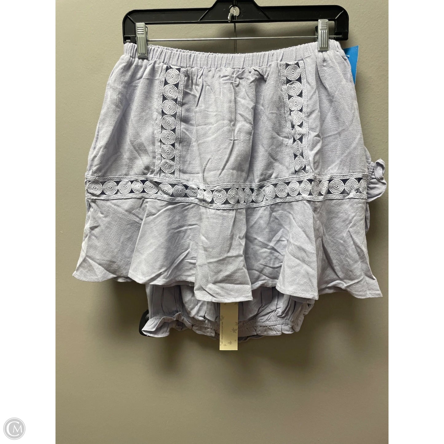 Skirt Set 2pc By Clothes Mentor In Blue, Size: 8