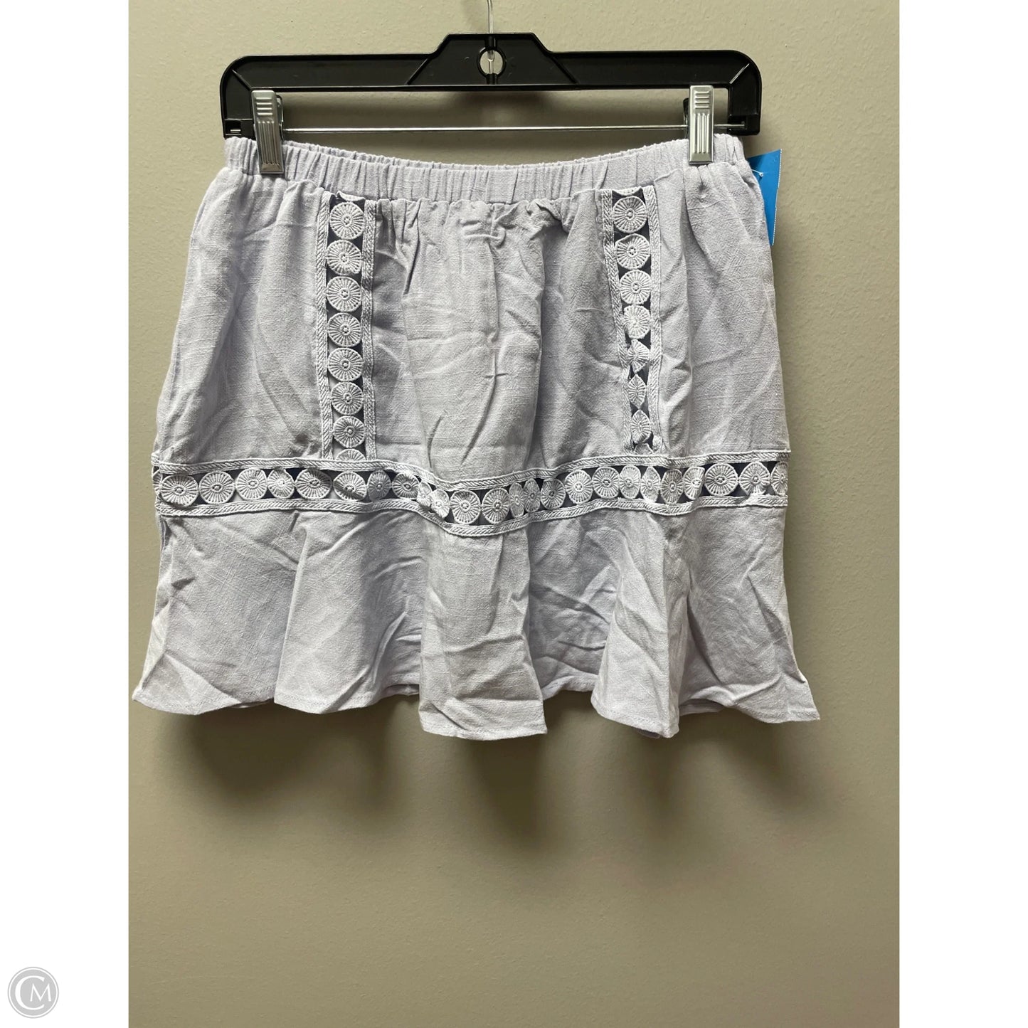 Skirt Set 2pc By Clothes Mentor In Blue, Size: 8