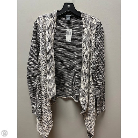 Cardigan By Chelsea And Theodore In Black & White, Size: L
