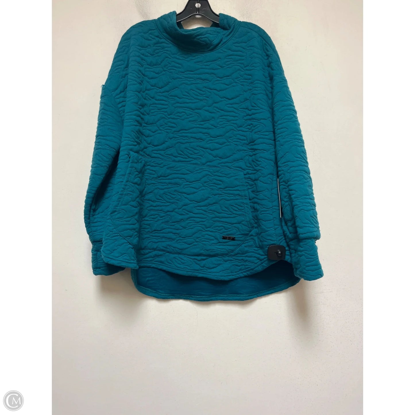 Athletic Jacket By Nine West In Teal, Size: 2x