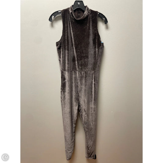 Athletic Dress By Fabletics In Taupe, Size: L