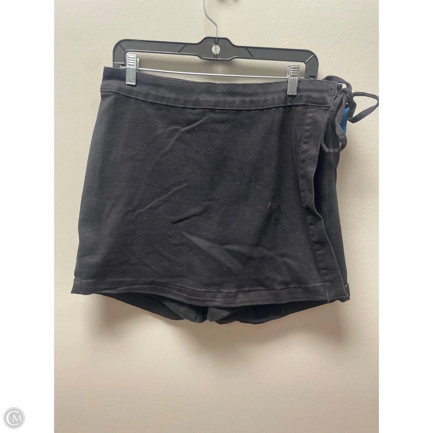 Skort By Judy Blue In Black Denim, Size: 14